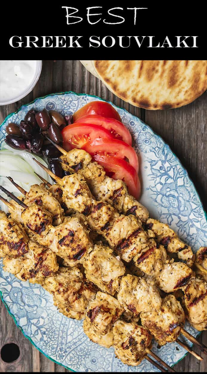 Mediterranean Greek Chicken Souvlaki