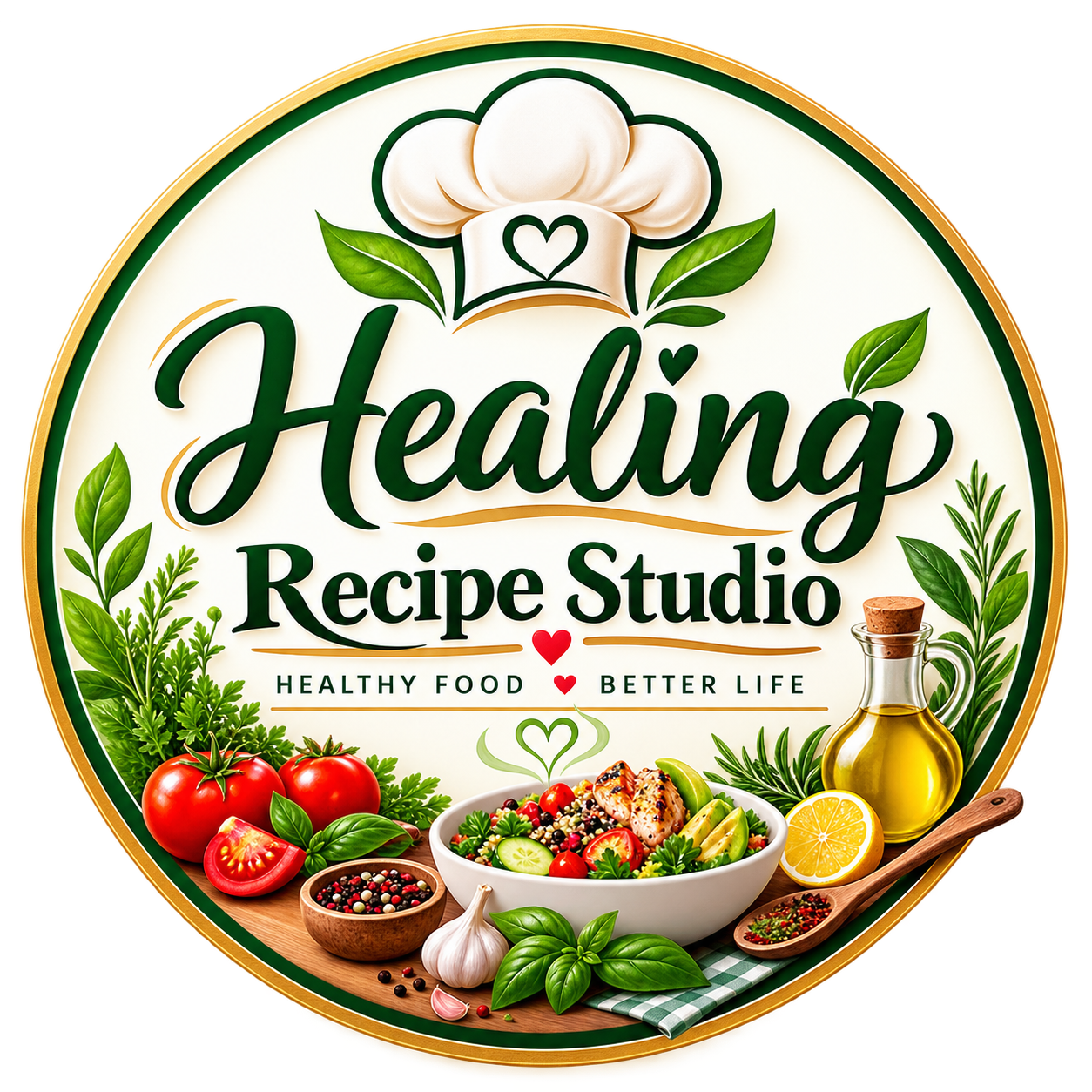Healing Recipe Studio logo